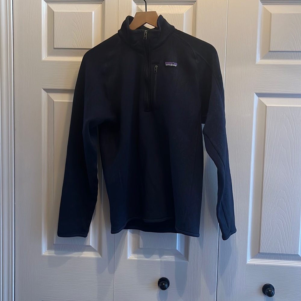 Patagonia - Men’s 1/4 Zip Sweater Fleece - Navy - Size Medium